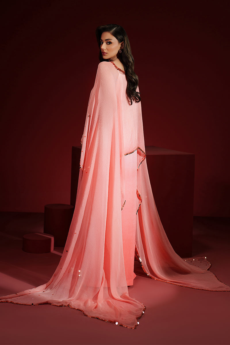 Fozia Khalid | Ombre Luxe | Opulent - Luxury Dress - available at Maria Faisal in UK and USA.