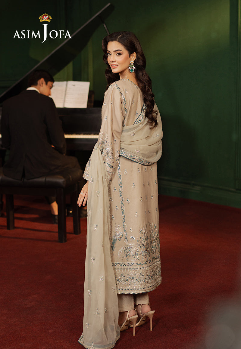 Asim Jofa | Premium Festive | AJPF-29 - Designer Dress with Intricate embroidery and embellishments. Shop elegent wedding dress at Maria Faisal.
