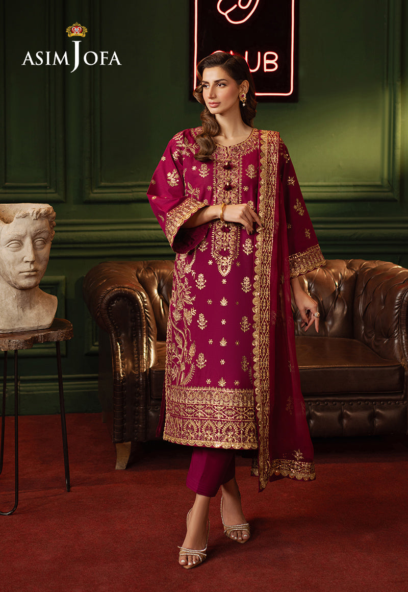 Asim Jofa | Premium Festive | AJPF-13 - Designer Dress with Intricate embroidery and embellishments. Shop elegent wedding dress at Maria Faisal.