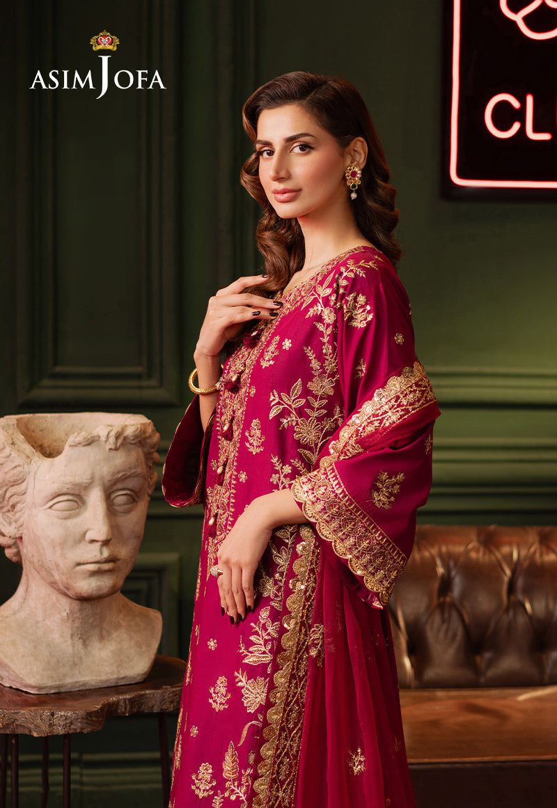 Asim Jofa | Premium Festive | AJPF-13 - Designer Dress with Intricate embroidery and embellishments. Shop elegent wedding dress at Maria Faisal.