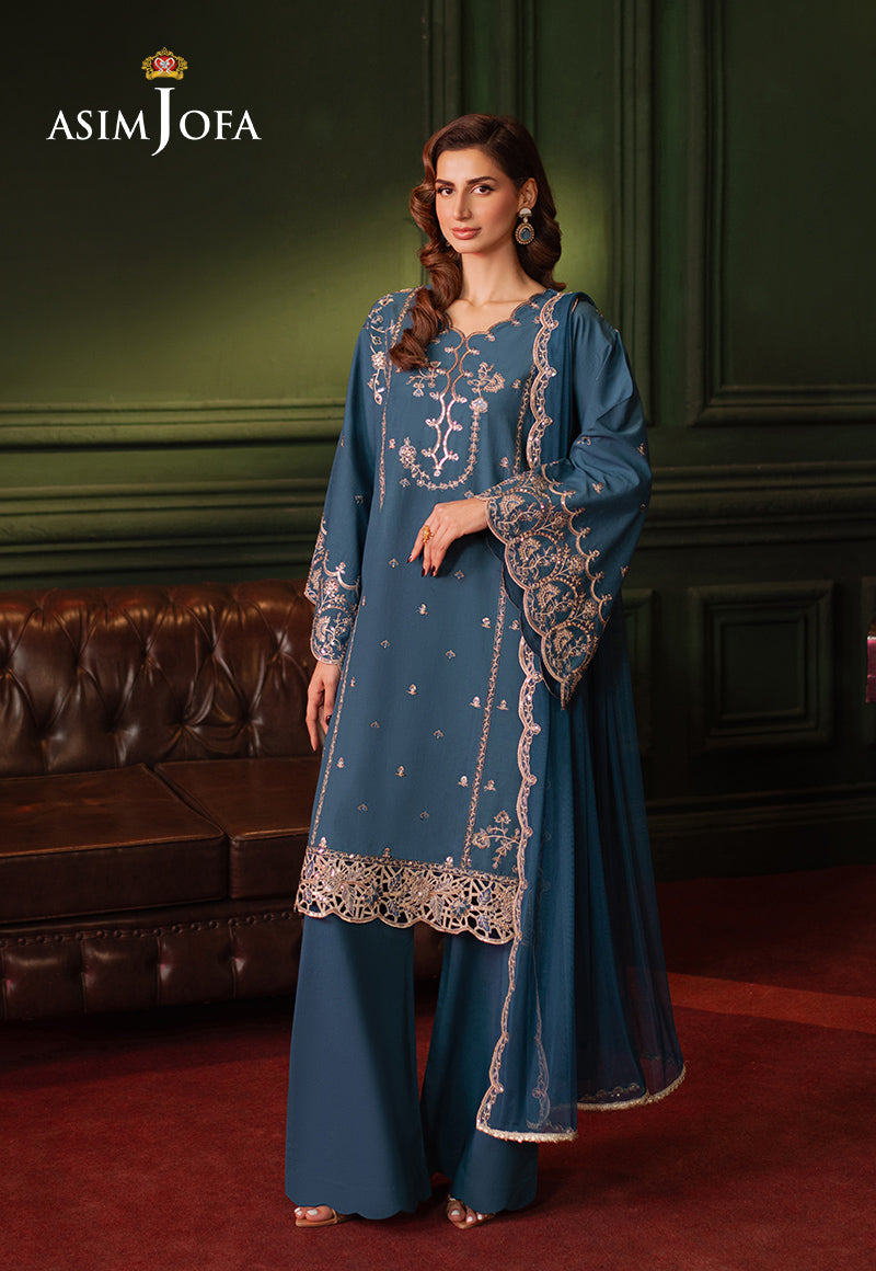 Asim Jofa | Premium Festive | AJPF-10 - Designer Dress with Intricate embroidery and embellishments. Shop elegent wedding dress at Maria Faisal.