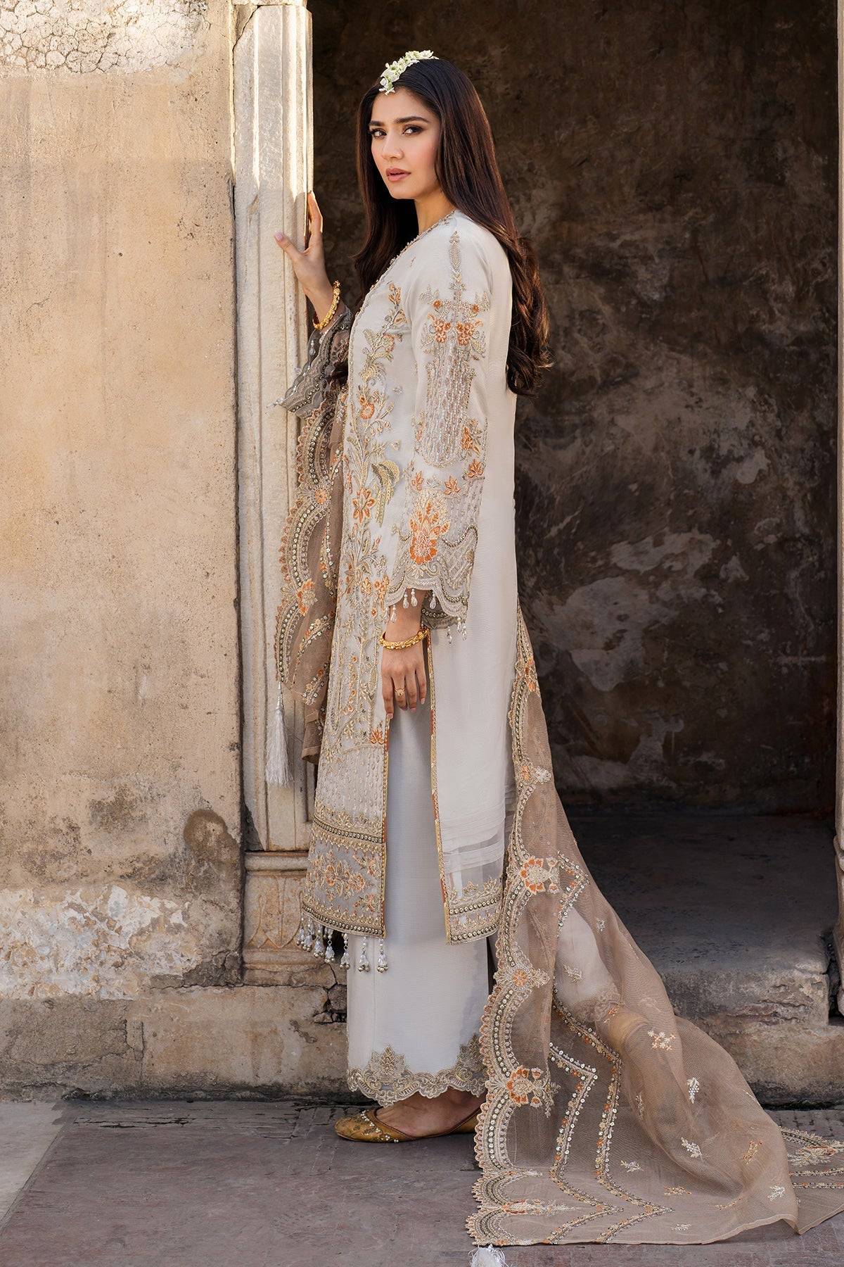 Imrozia Premium | Meeras Luxury Eid 25 | I-223 Zamurd by Maria Faisal - Registered Vendor of : Imrozia Premium - type : Ladies Clothes - 100% original wedding dresses