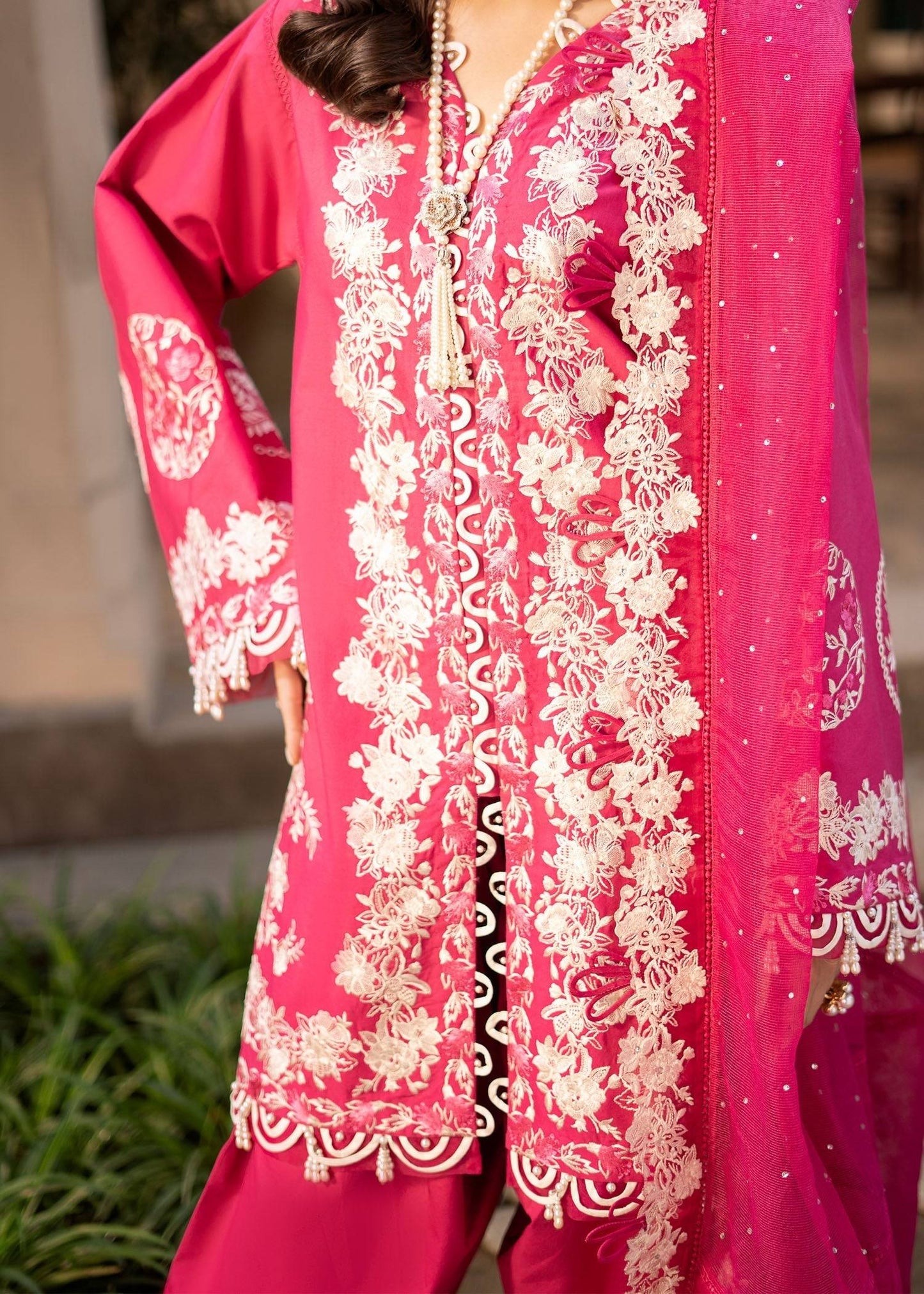 Fozia Khalid | Blossom Festive Lawn 25 | Peonies by Maria Faisal - Registered Vendor of : Fozia Khalid - type : Ladies Clothes - 100% original wedding dresses