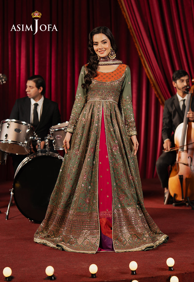 Asim Jofa | Premium Festive | AJPF-37 by Maria Faisal - Registered Vendor of : Asim Jofa - type : Ladies Clothes - 100% original wedding dresses