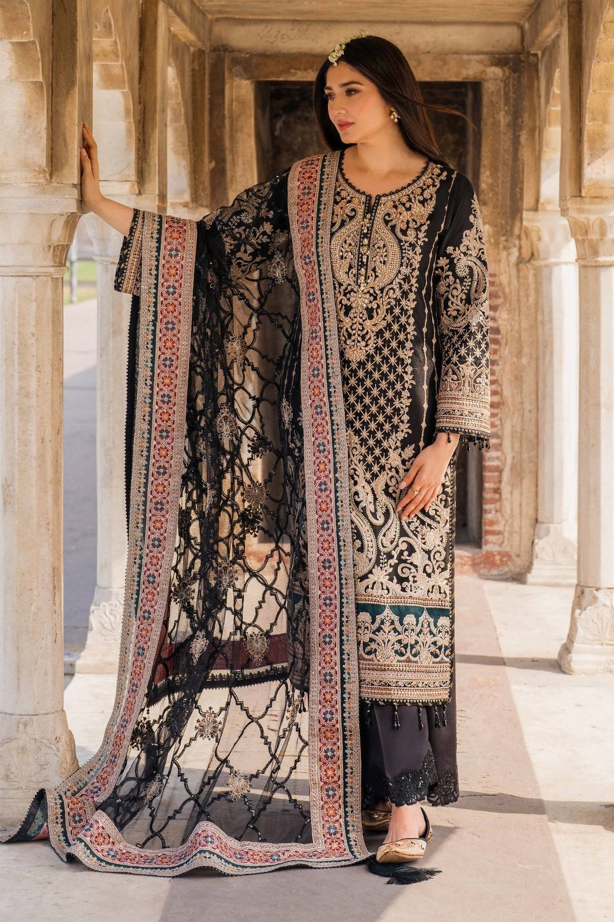 Imrozia Premium | Meeras Luxury Eid 25 | I-222 AQIQ by Maria Faisal - Registered Vendor of : Imrozia Premium - type : Ladies Clothes - 100% original wedding dresses