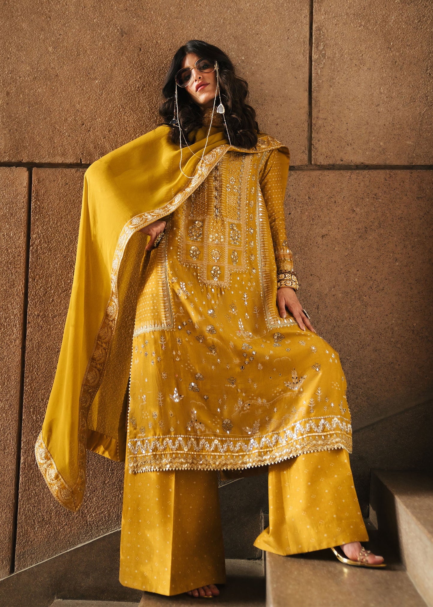 Crimson | Silk Eid Pret | Patakha - Amber