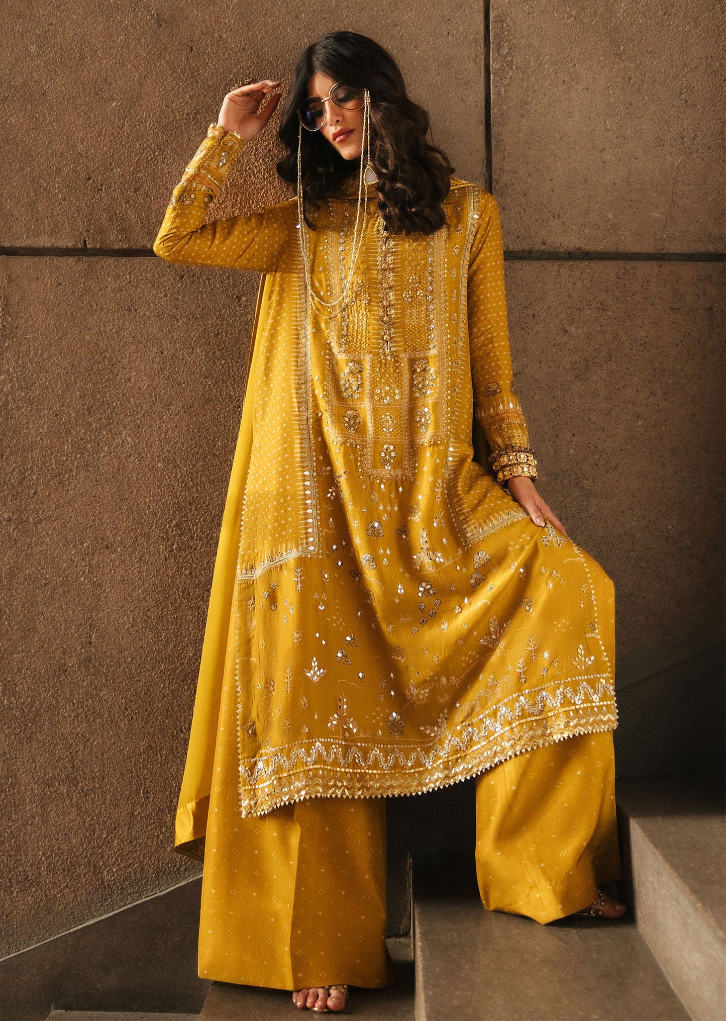 Crimson | Silk Eid Pret | Patakha - Amber