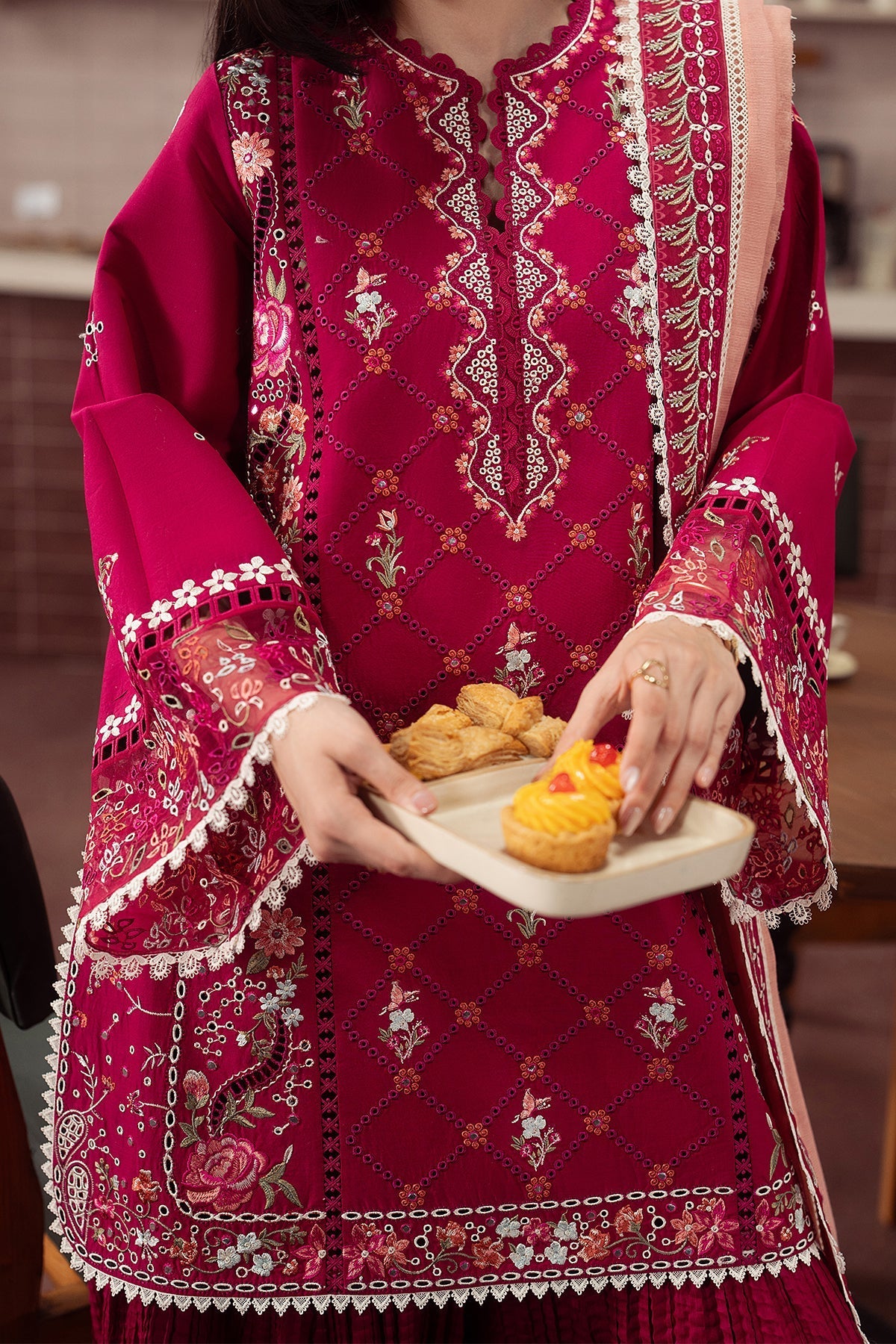 Ayzel | The Brewed 26 | DOPPIO - Formal Dress - available at Maria Faisal in UK and USA.