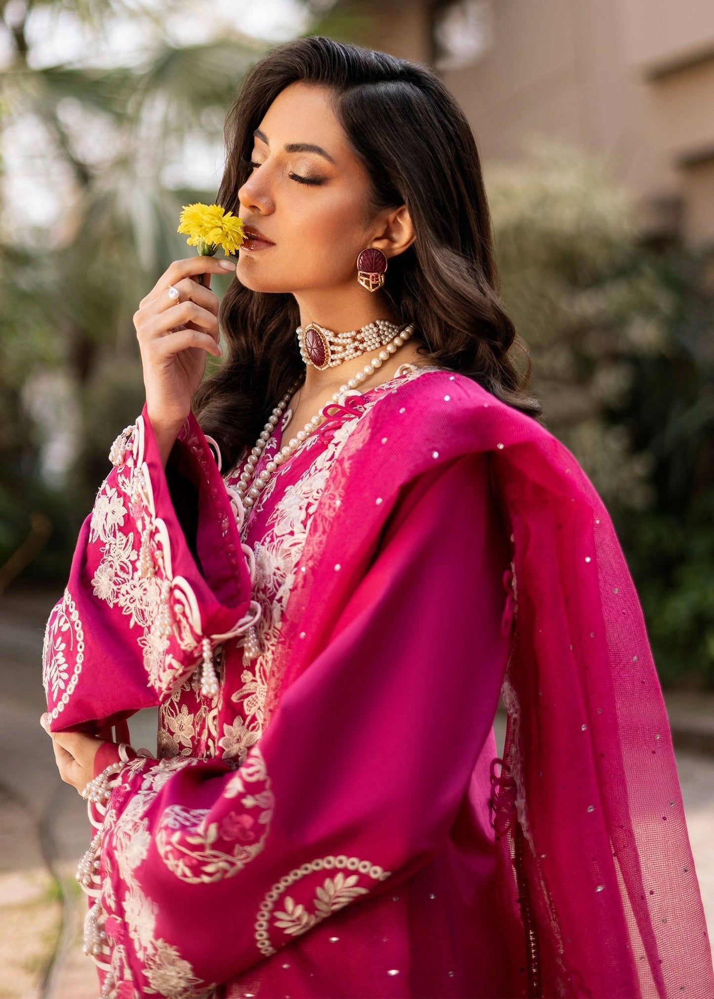 Fozia Khalid | Blossom Festive Lawn 25 | Peonies by Maria Faisal - Registered Vendor of : Fozia Khalid - type : Ladies Clothes - 100% original wedding dresses