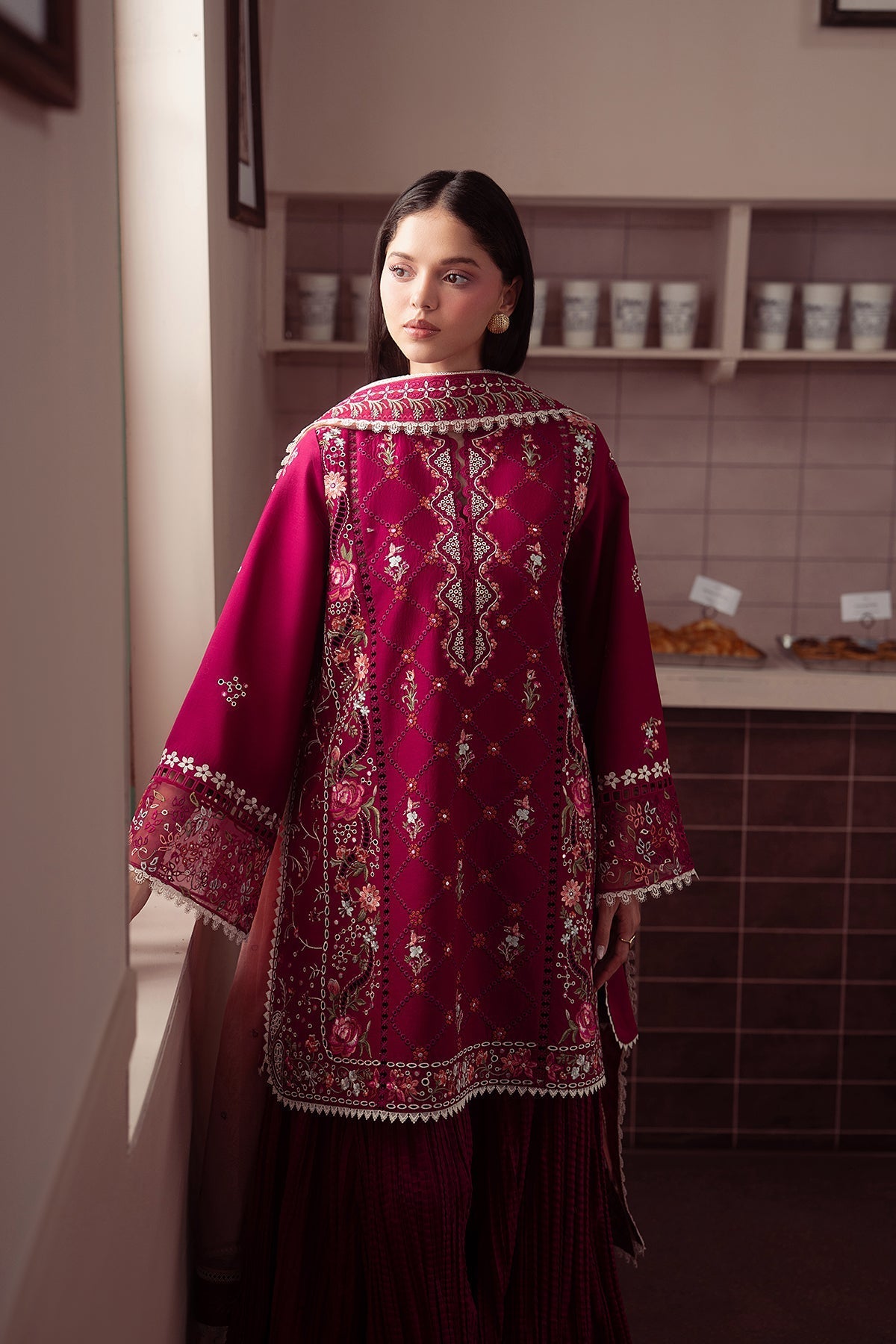 Ayzel | The Brewed 26 | DOPPIO - Formal Dress - available at Maria Faisal in UK and USA.