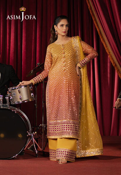 Asim Jofa | Premium Festive | AJPF-25 by Maria Faisal - Registered Vendor of : Asim Jofa - type : Ladies Clothes - 100% original wedding dresses