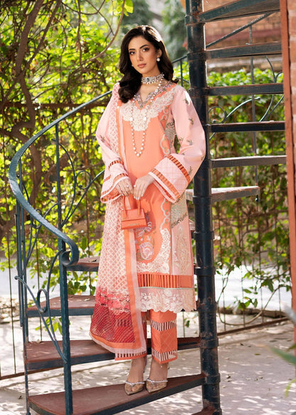 Fozia Khalid | Blossom Festive Lawn 25 | Zinnia by Maria Faisal - Registered Vendor of : Fozia Khalid - type : Ladies Clothes - 100% original wedding dresses