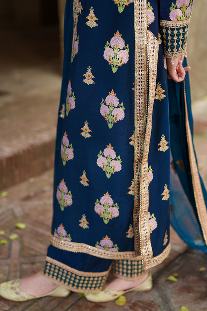 Saad Shaikh | Zaria Festive Pret 25 | SAPPHIRE - Formal Dress - available at Maria Faisal in UK and USA.