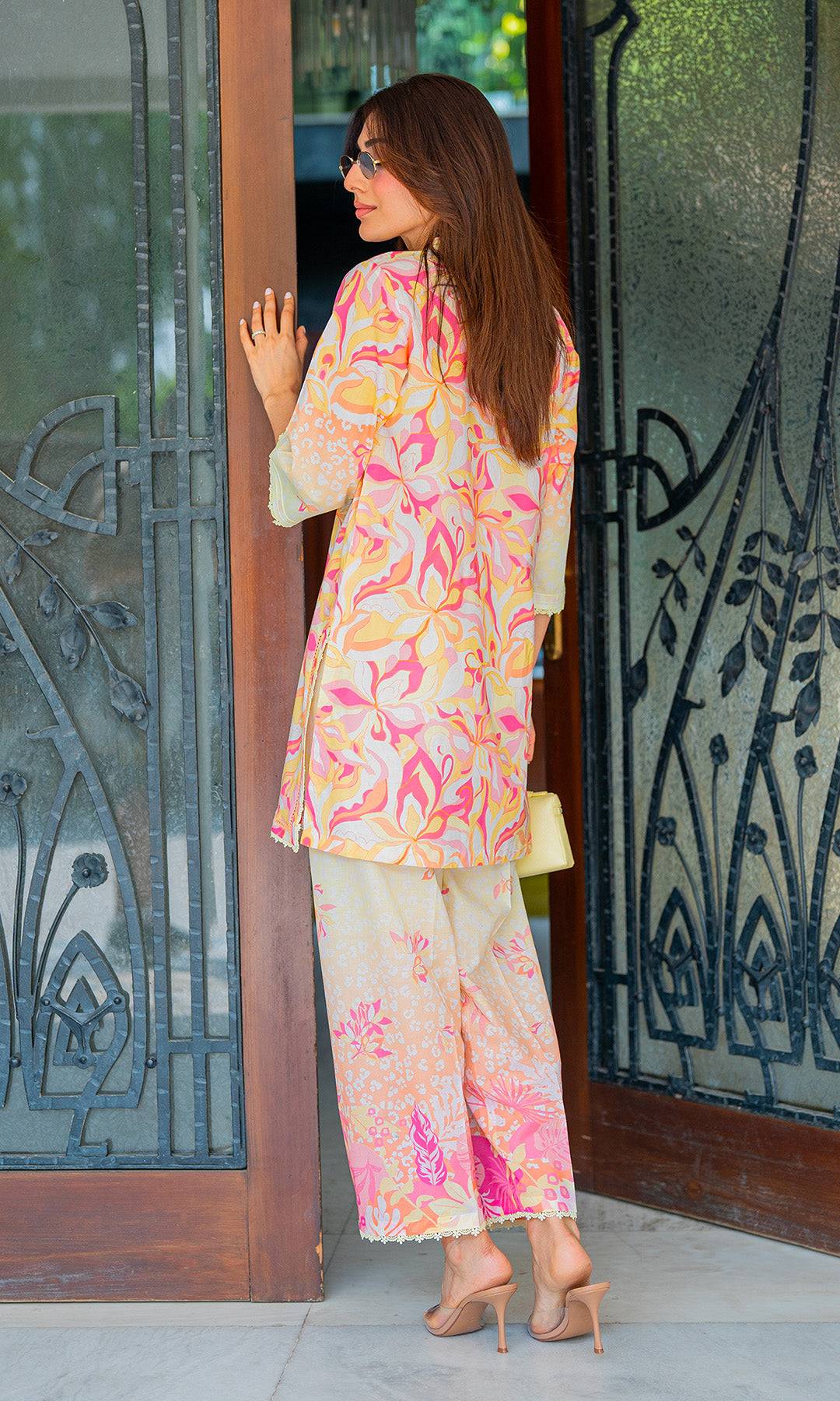 Sahar | Selene Vol 2 | Limonade Pink by Maria Faisal - Registered Vendor of : Sahar - type : Ladies Clothes - 100% original wedding dresses