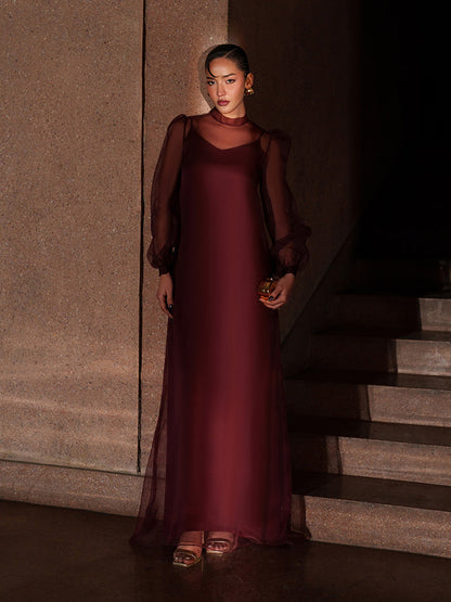 Caia | Basics 26 | LOOK 10 - Luxury Dress - available at Maria Faisal in UK and USA.