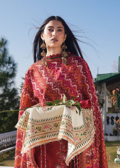 Hussain Rehar | Winter Shawl 24 | Mana - Ladies Clothes - Maria Faisal