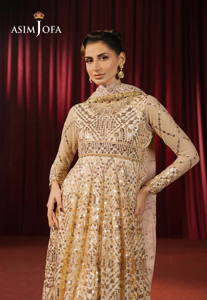 Asim Jofa | Premium Festive | AJPF-18 by Maria Faisal - Registered Vendor of : Asim Jofa - type : Ladies Clothes - 100% original wedding dresses