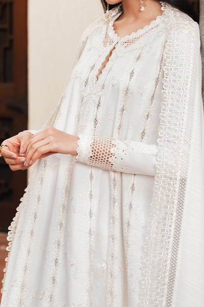 Afrozeh | Sheer Khurma Eid Pret 26 | KAJU NOOR - Luxury Dress - available at Maria Faisal in UK and USA.