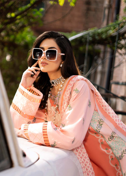Fozia Khalid | Blossom Festive Lawn 25 | Zinnia by Maria Faisal - Registered Vendor of : Fozia Khalid - type : Ladies Clothes - 100% original wedding dresses