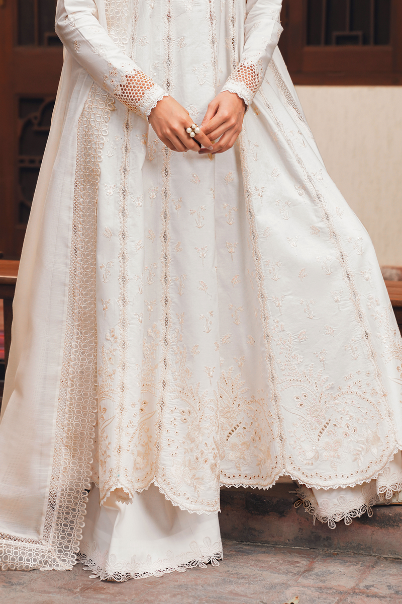Afrozeh | Sheer Khurma Eid Pret 26 | KAJU NOOR - Luxury Dress - available at Maria Faisal in UK and USA.