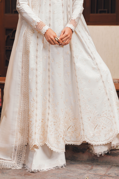 Afrozeh | Sheer Khurma Eid Pret 26 | KAJU NOOR - Luxury Dress - available at Maria Faisal in UK and USA.