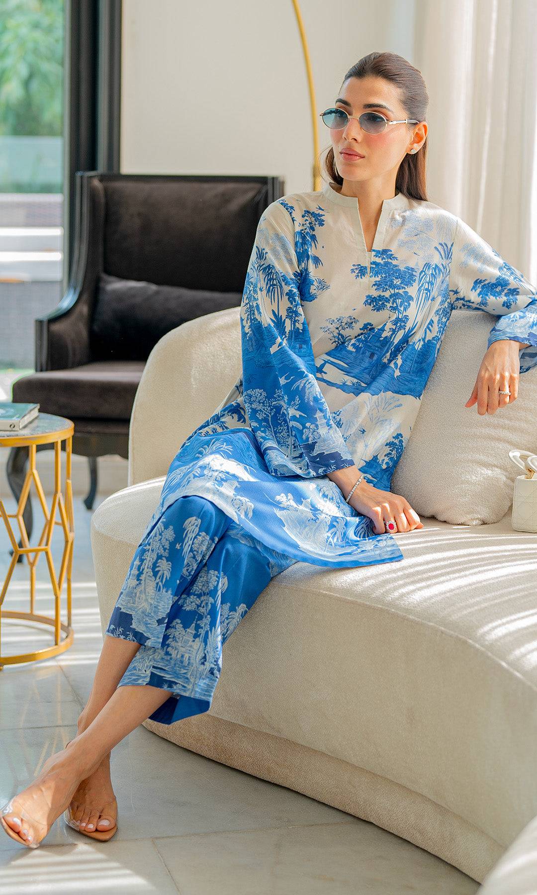 Sahar | Selene Vol 2 | Vignettes in Blue by Maria Faisal - Registered Vendor of : Sahar - type : Ladies Clothes - 100% original wedding dresses