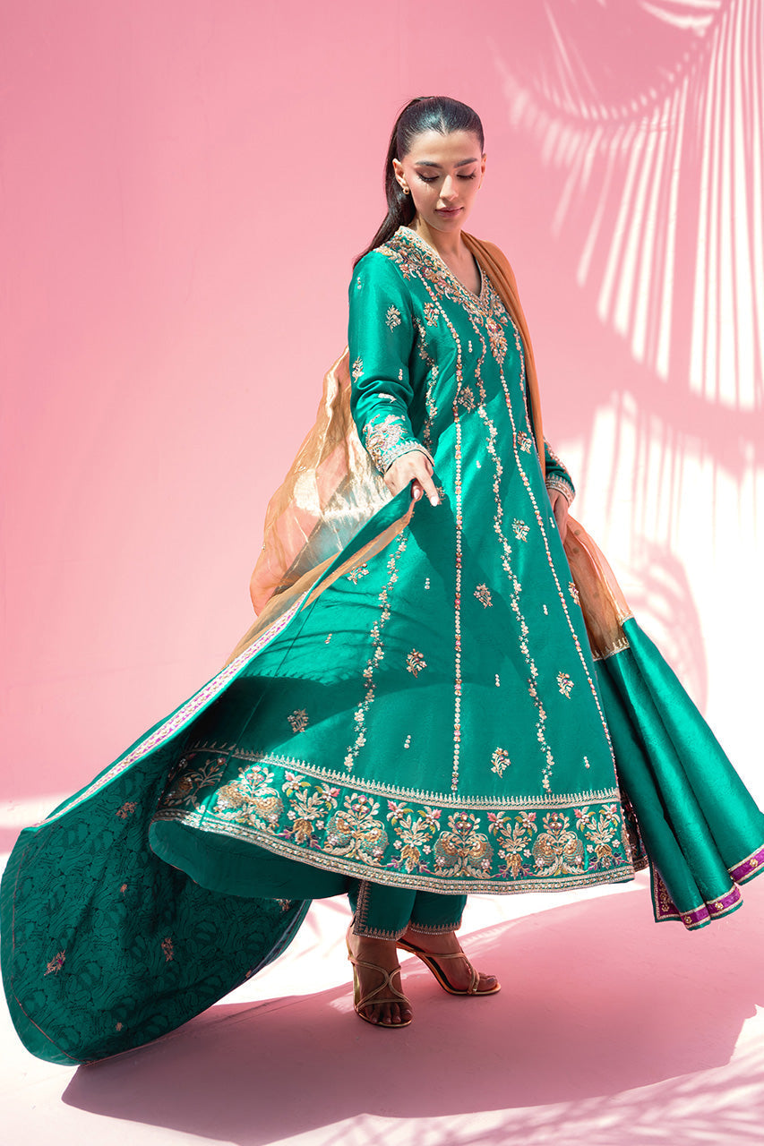 Sania Maskatiya | Summer Festive 26 | Mala - Luxury Dress - available at Maria Faisal in UK and USA.
