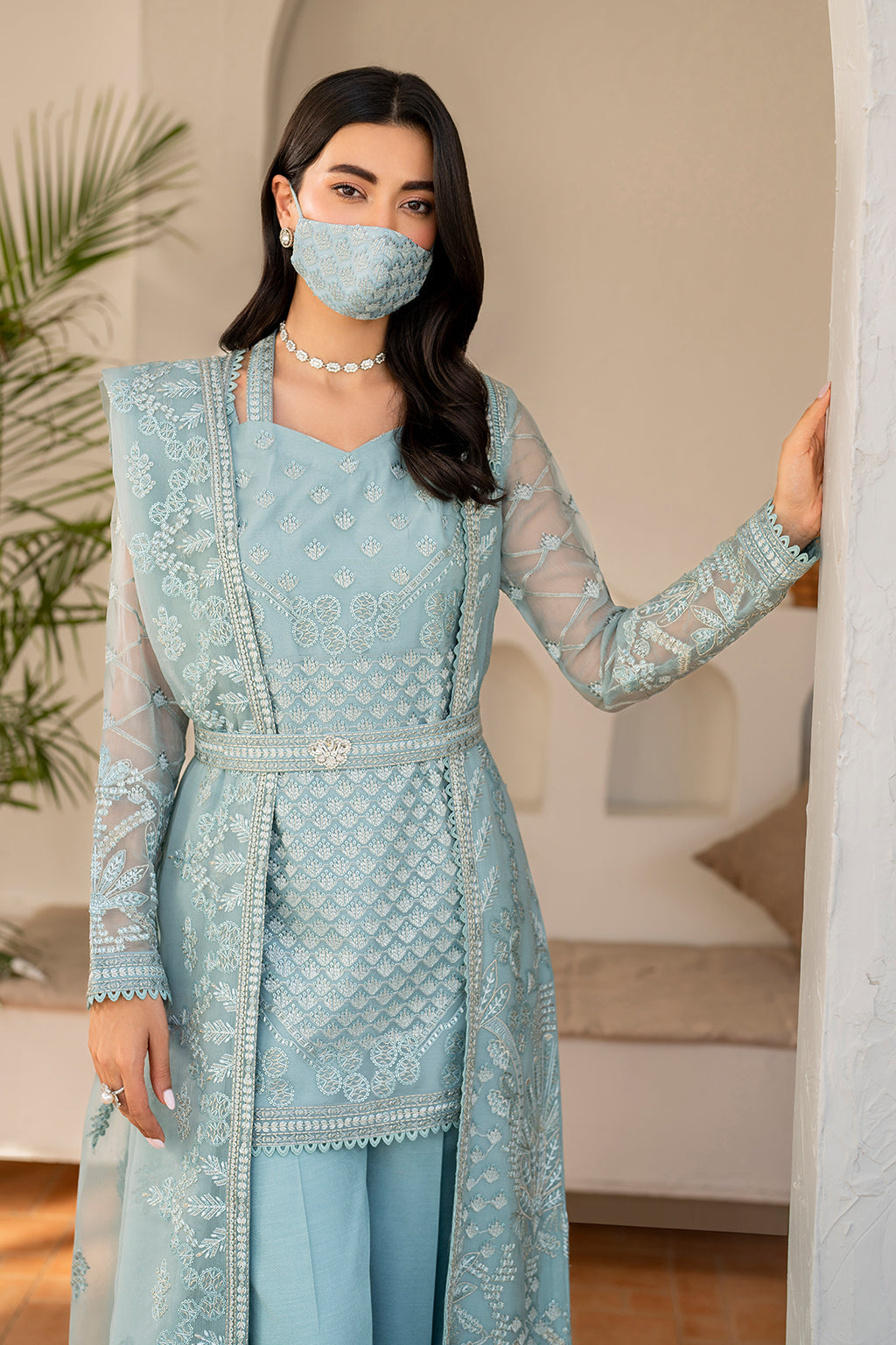 Flossie | Naqsh Formals | S-1405 (B) - Ladies Clothes - Maria Faisal