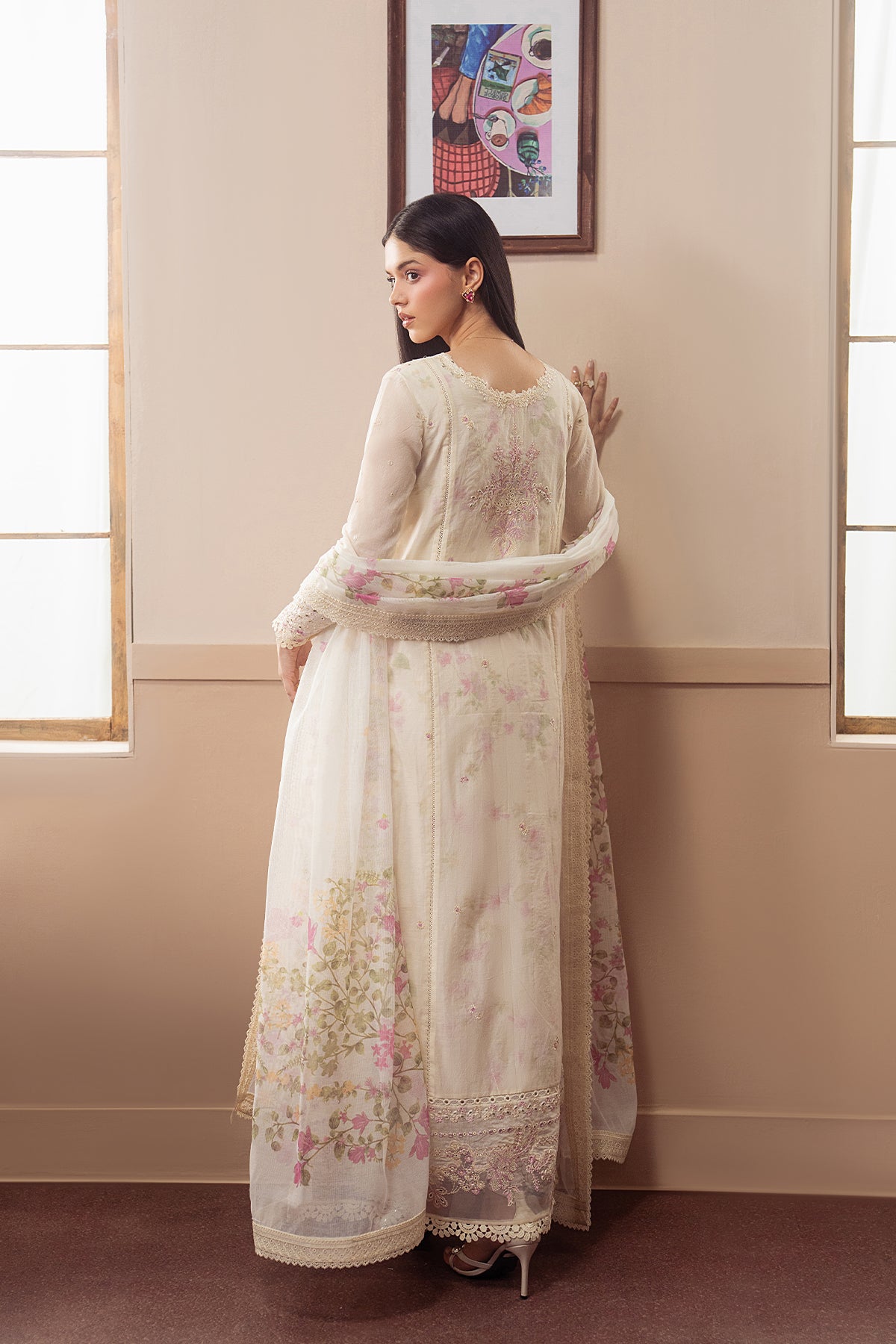 Ayzel | The Brewed 26 | Mochaque - Formal Dress - available at Maria Faisal in UK and USA.