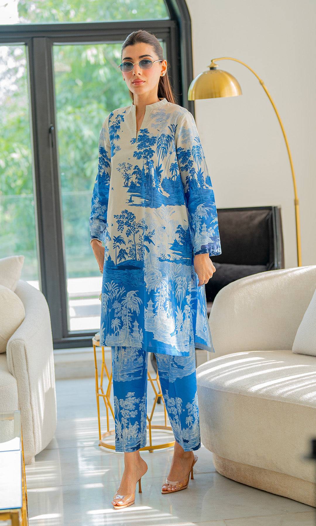 Sahar | Selene Vol 2 | Vignettes in Blue by Maria Faisal - Registered Vendor of : Sahar - type : Ladies Clothes - 100% original wedding dresses