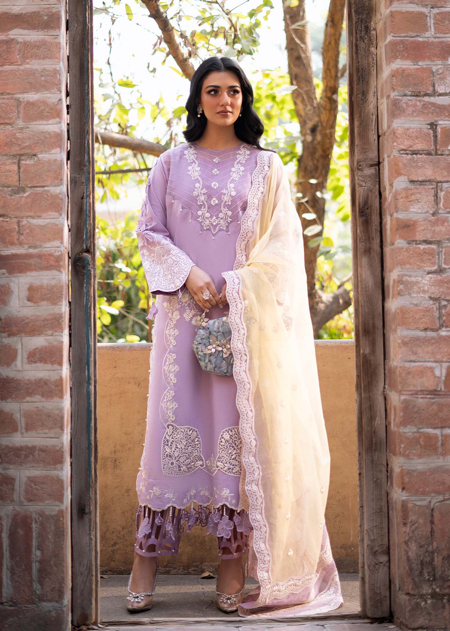 Fozia Khalid | Blossom Festive Lawn 25 | Iris