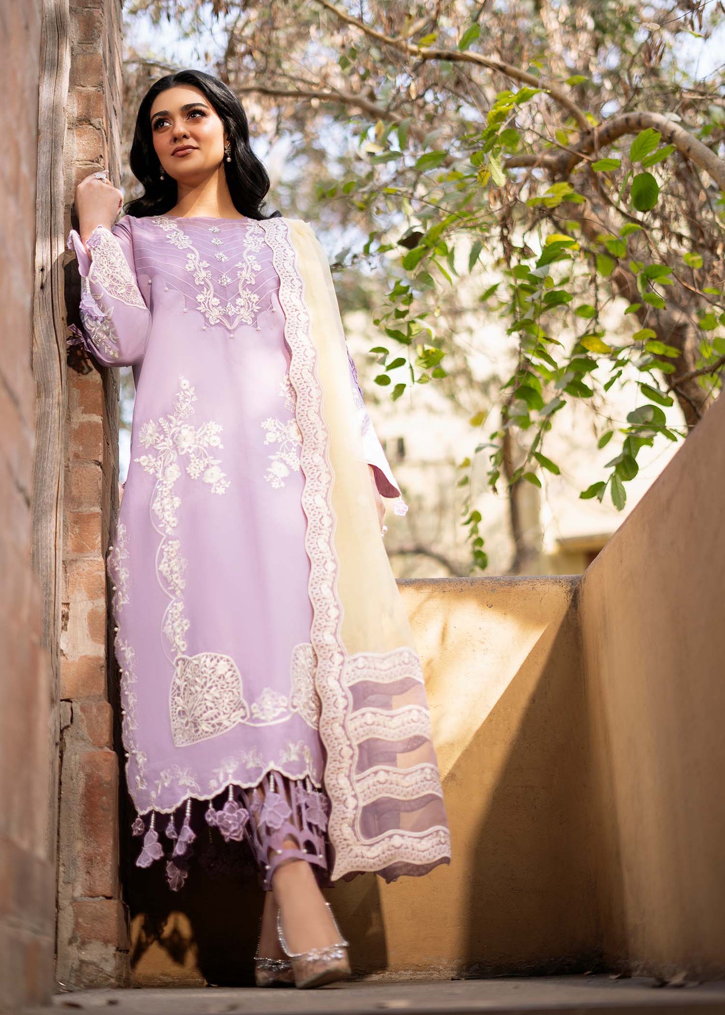 Fozia Khalid | Blossom Festive Lawn 25 | Iris by Maria Faisal - Registered Vendor of : Fozia Khalid - type : Ladies Clothes - 100% original wedding dresses