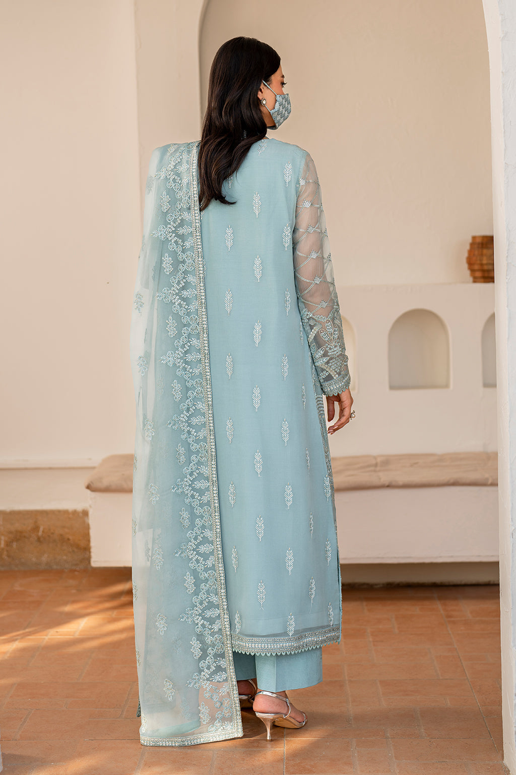 Flossie | Naqsh Formals | S-1405 (B) - Ladies Clothes - Maria Faisal