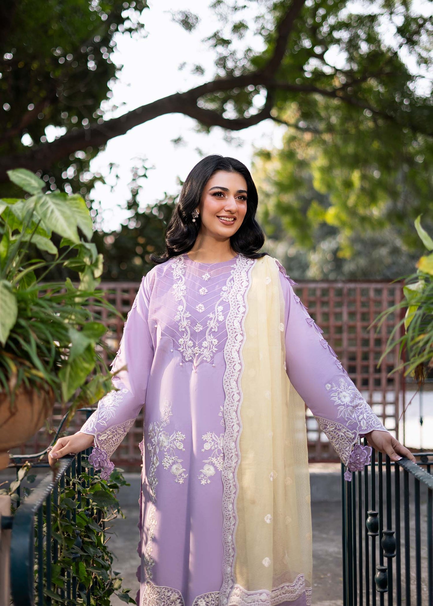 Fozia Khalid | Blossom Festive Lawn 25 | Iris by Maria Faisal - Registered Vendor of : Fozia Khalid - type : Ladies Clothes - 100% original wedding dresses