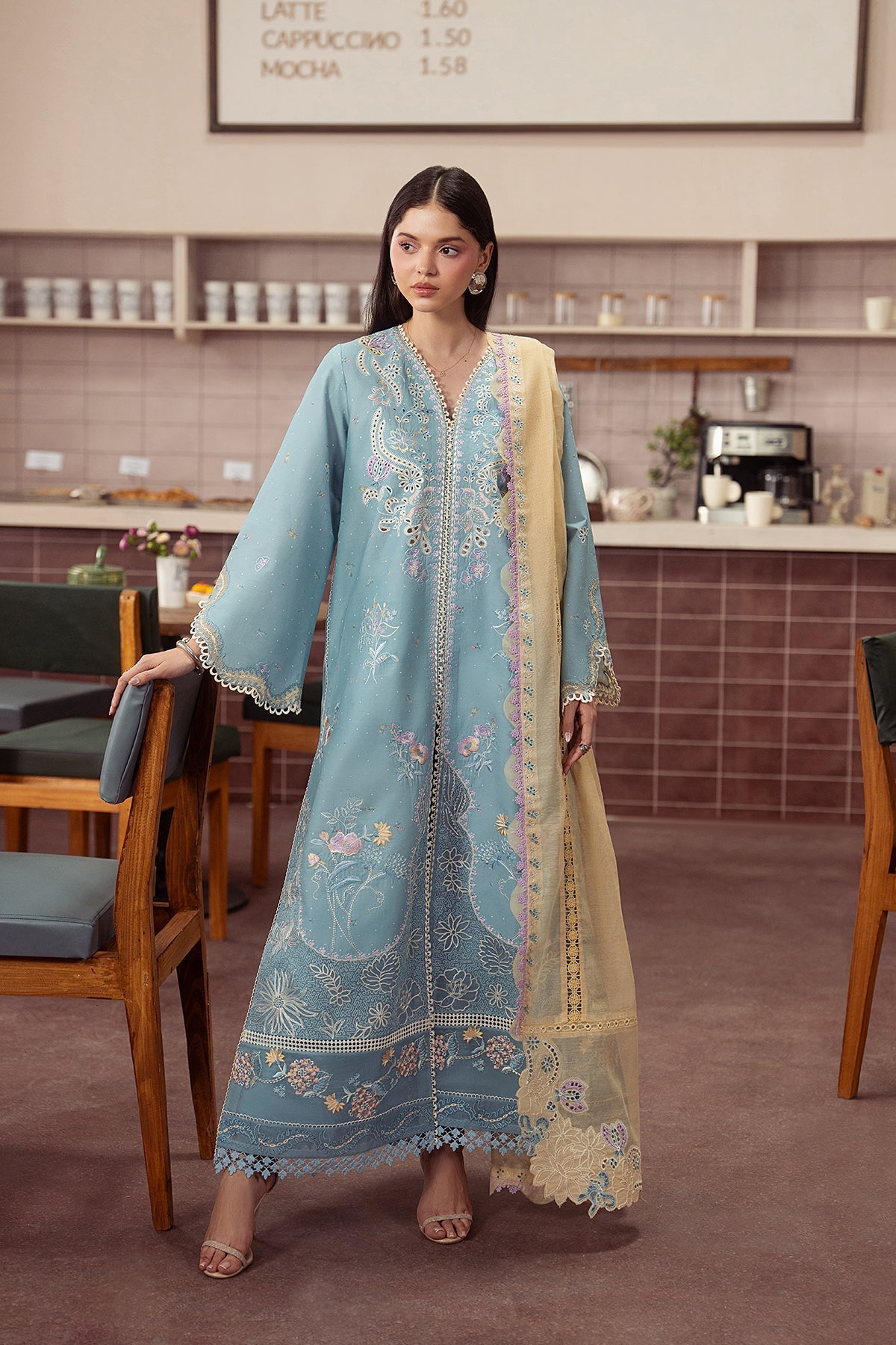 Ayzel | The Brewed 26 | Emberl - Formal Dress - available at Maria Faisal in UK and USA.