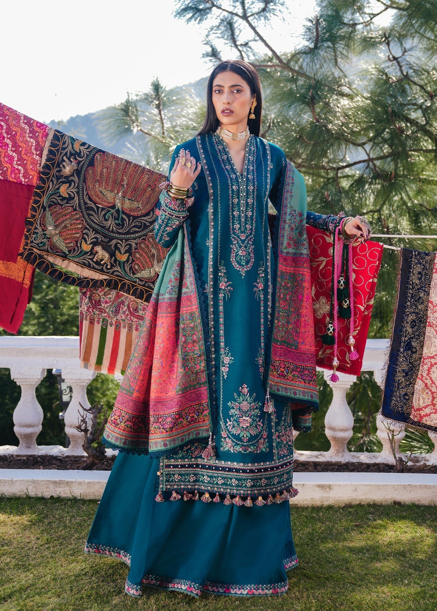 Hussain Rehar | Winter Shawl 24 | Jamil - Ladies Clothes - Maria Faisal