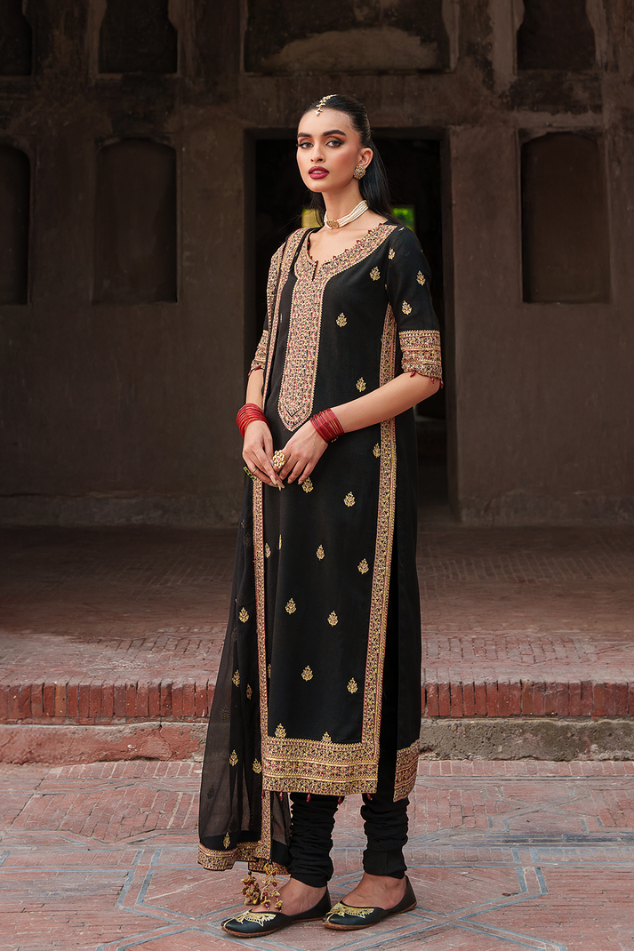 Saad Shaikh | Zaria Festive Pret 25 | NOVA - Formal Dress - available at Maria Faisal in UK and USA.