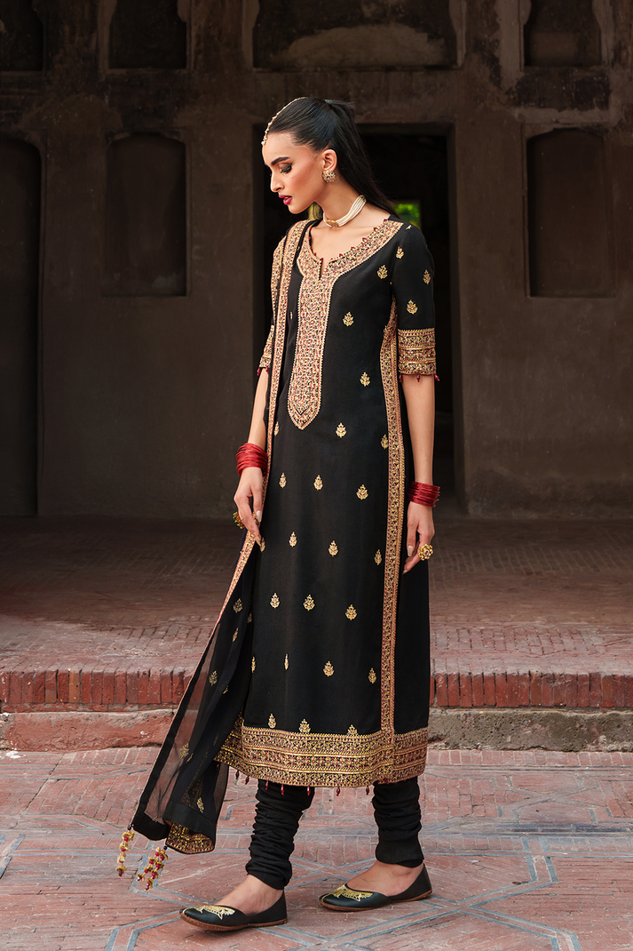 Saad Shaikh | Zaria Festive Pret 25 | NOVA - Formal Dress - available at Maria Faisal in UK and USA.