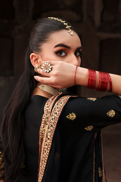 Saad Shaikh | Zaria Festive Pret 25 | NOVA - Formal Dress - available at Maria Faisal in UK and USA.