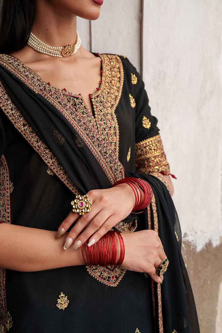 Saad Shaikh | Zaria Festive Pret 25 | NOVA - Formal Dress - available at Maria Faisal in UK and USA.