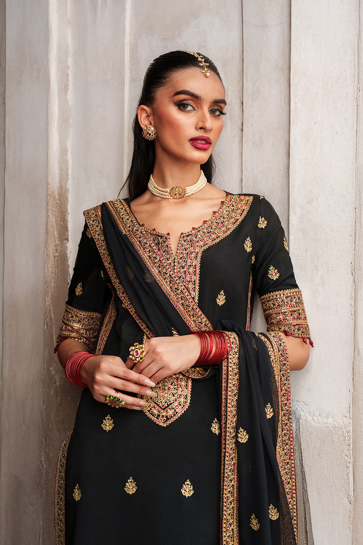 Saad Shaikh | Zaria Festive Pret 25 | NOVA - Formal Dress - available at Maria Faisal in UK and USA.