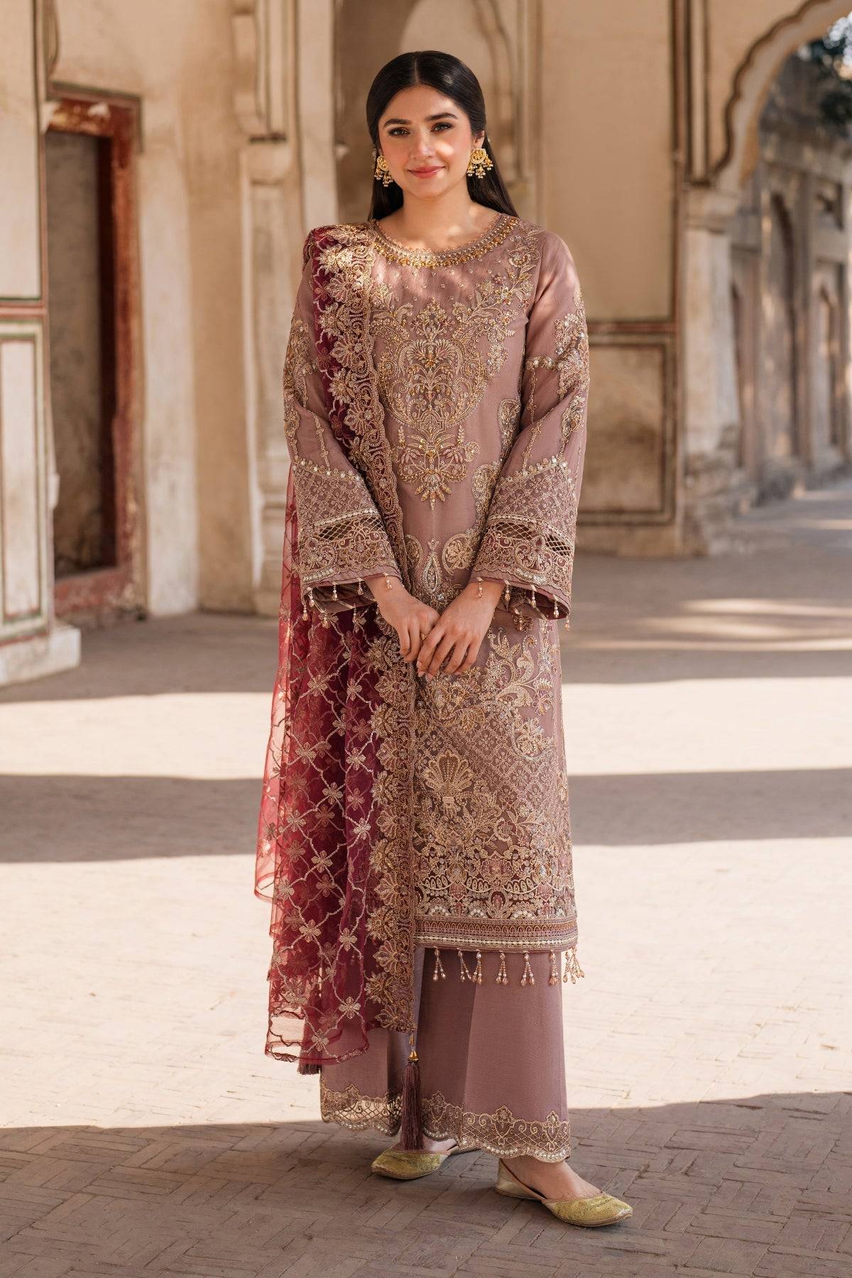 Imrozia Premium | Meeras Luxury Eid 25 | I-220 ZOHRA by Maria Faisal - Registered Vendor of : Imrozia Premium - type : Ladies Clothes - 100% original wedding dresses