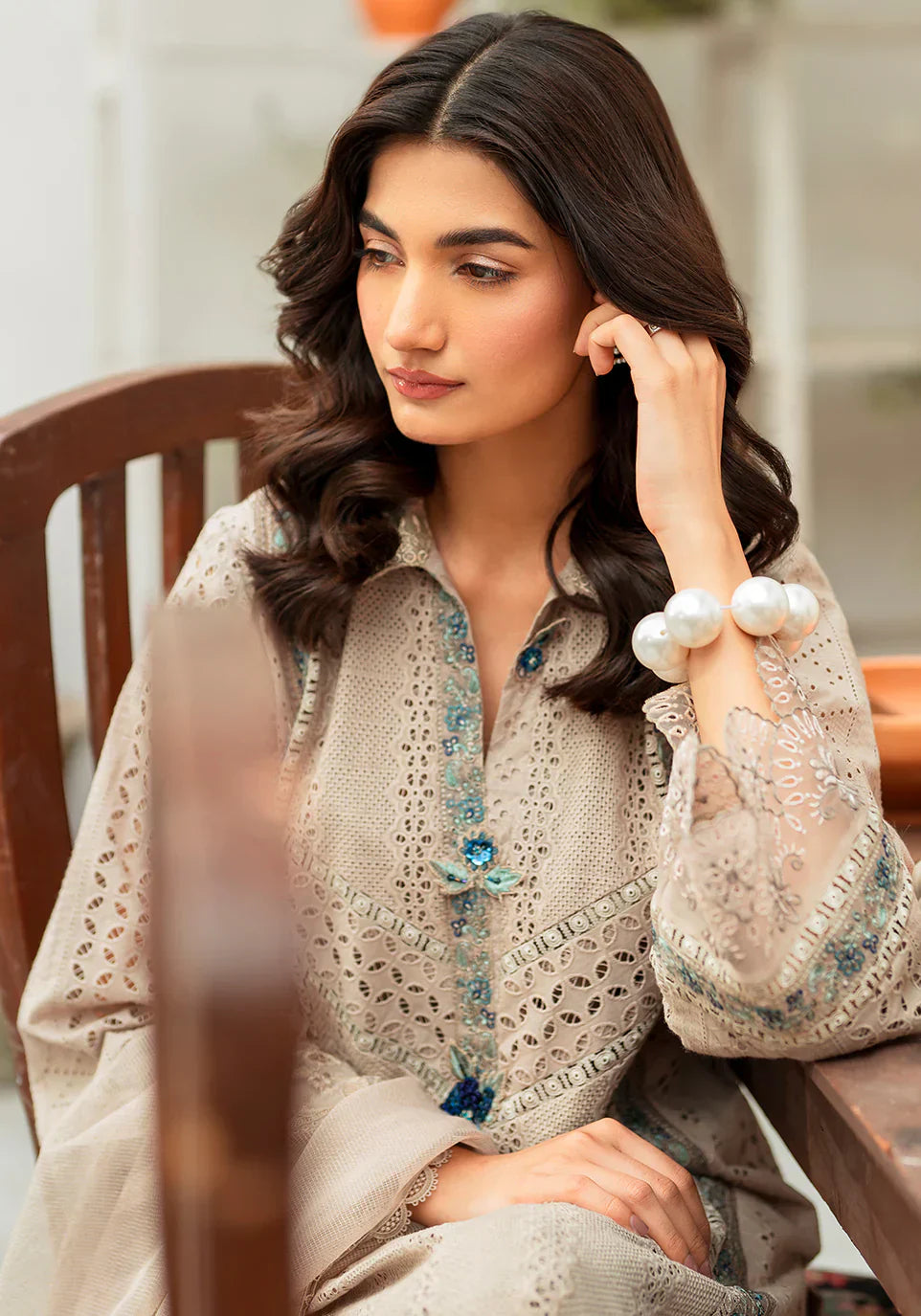 Zarqash | Belle Ame 24 | BL 010 Gris - Ladies Clothes - Maria Faisal