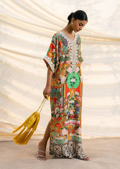 Mahgul | Ambi Bagh Silk Edit | Sumbul - Luxury Dress - available at Maria Faisal in UK and USA.