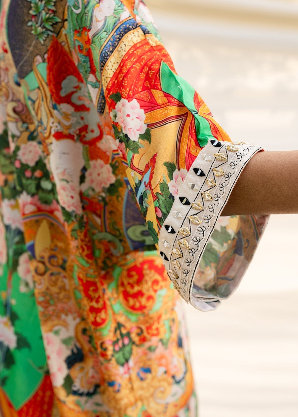 Mahgul | Ambi Bagh Silk Edit | Sumbul - Luxury Dress - available at Maria Faisal in UK and USA.