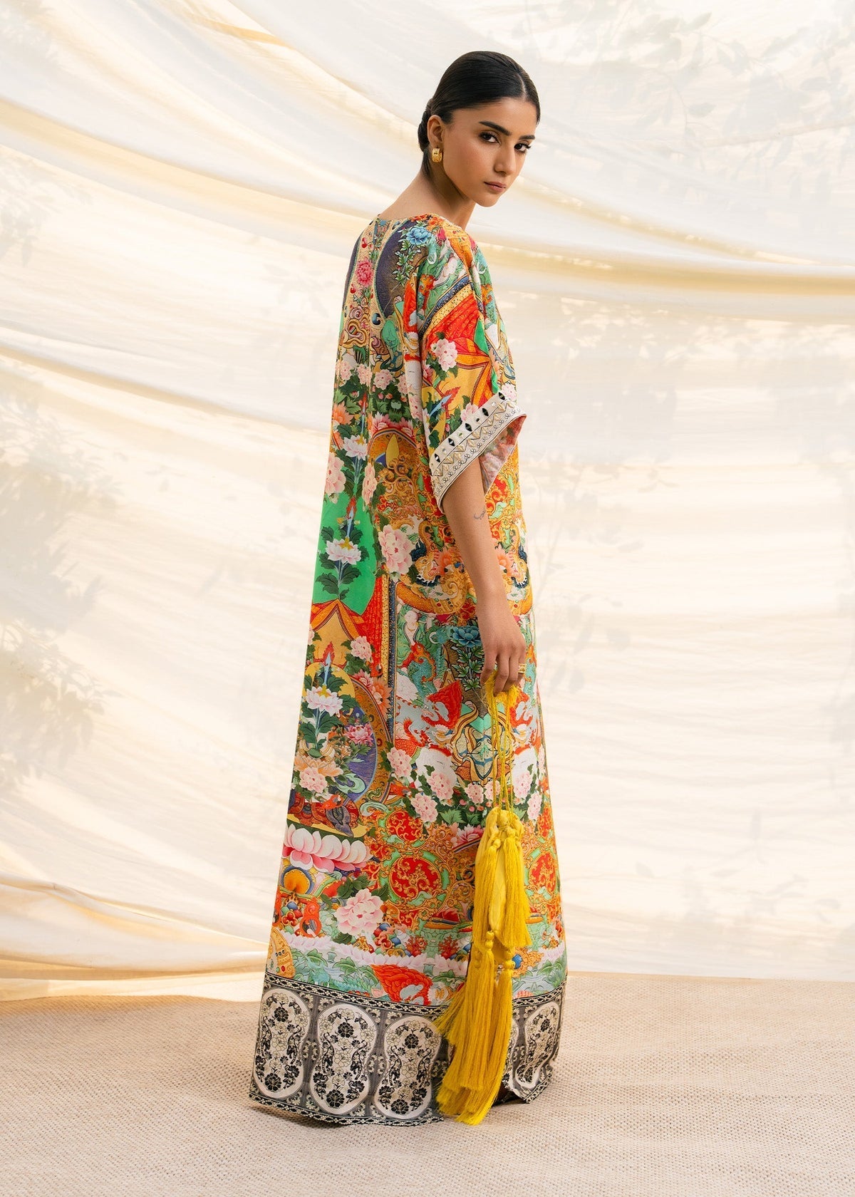 Mahgul | Ambi Bagh Silk Edit | Sumbul - Luxury Dress - available at Maria Faisal in UK and USA.