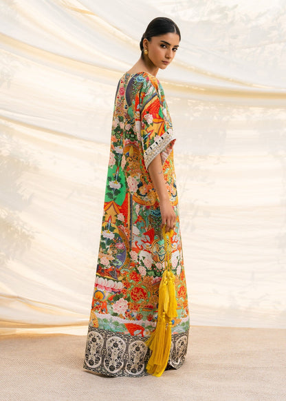 Mahgul | Ambi Bagh Silk Edit | Sumbul - Luxury Dress - available at Maria Faisal in UK and USA.