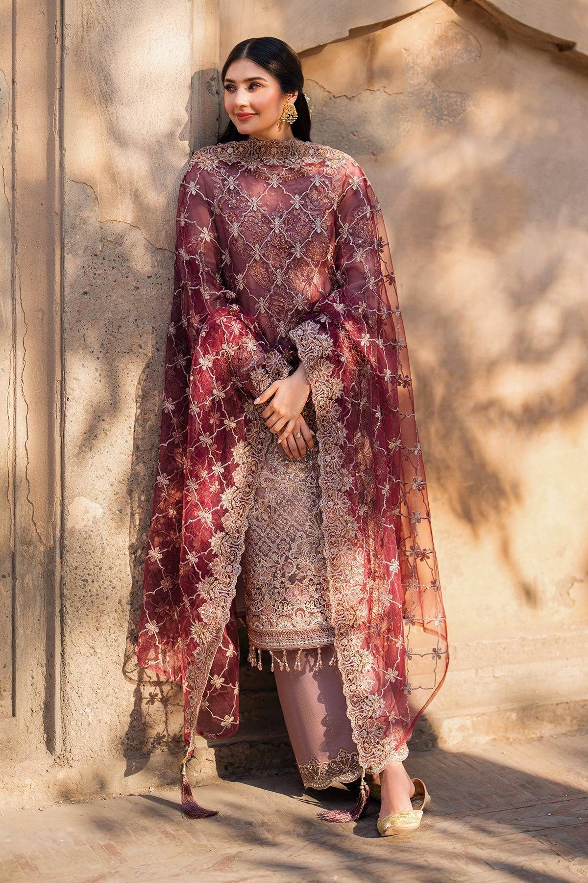 Imrozia Premium | Meeras Luxury Eid 25 | I-220 ZOHRA by Maria Faisal - Registered Vendor of : Imrozia Premium - type : Ladies Clothes - 100% original wedding dresses