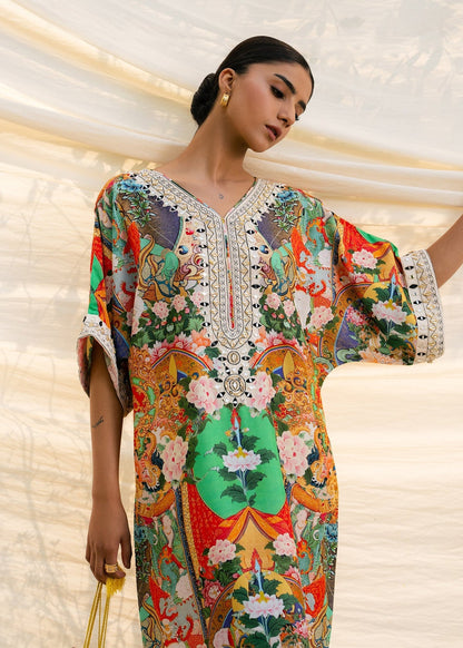 Mahgul | Ambi Bagh Silk Edit | Sumbul - Luxury Dress - available at Maria Faisal in UK and USA.