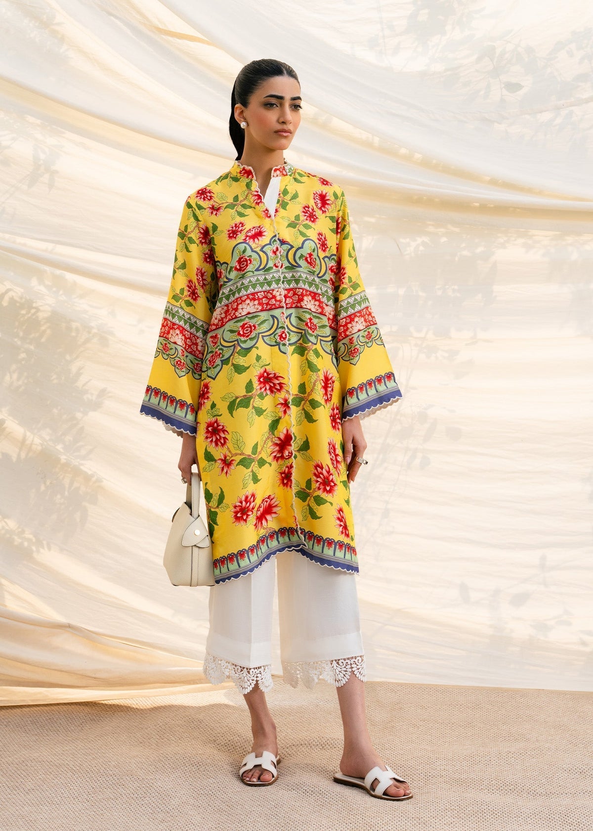 Mahgul | Ambi Bagh Silk Edit | Mahpareh - Luxury Dress - available at Maria Faisal in UK and USA.